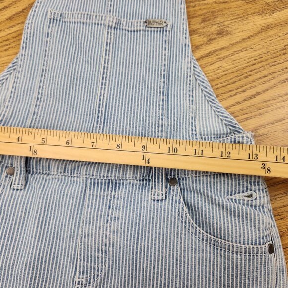 Buffalo David Bitton denim pinstripe overalls XS - Picture 14 of 16